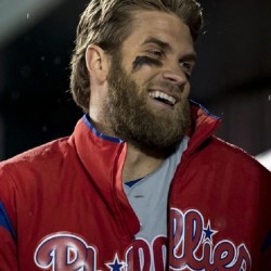 Mens Bryce Harper Philadelphia Phillies Jacket