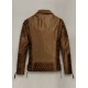 Mens Charles Burnt Tan Brown Leather Jacket Mens Charles Burnt Tan Brown Leather Jacket