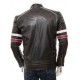 Mens Classic Racing Quilted Real Leather Biker Jacket Mens Classic Racing Quilted Real Leather Biker Jacket