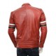 Mens Classic Racing Quilted Real Leather Biker Jacket Mens Classic Racing Quilted Real Leather Biker Jacket