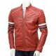 Mens Classic Racing Quilted Real Leather Biker Jacket Mens Classic Racing Quilted Real Leather Biker Jacket