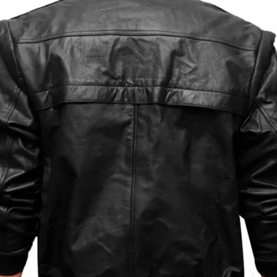 Mens Cobra Kai Karate Kid Johnny Lawrence Red Leather Jacket Mens Cobra Kai Karate Kid Johnny Lawrence Red Leather Jacket