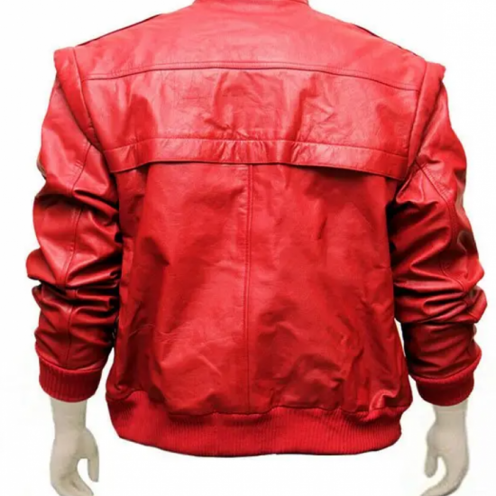 Mens Cobra Kai Karate Kid Johnny Lawrence Red Leather Jacket Mens Cobra Kai Karate Kid Johnny Lawrence Red Leather Jacket