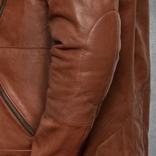 Mens Cruiser Biker Leather Biker Jacket