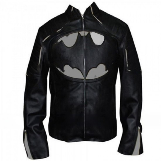 Mens Dark Knight Rises Batman Leather Jacket Mens Dark Knight Rises Batman Leather Jacket