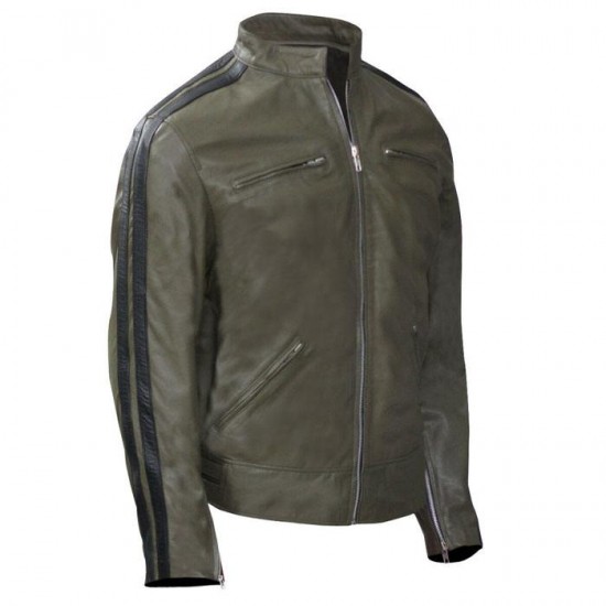 Mens Dirk Gentlys Holistic Detective Agency Samuel Barnett Leather Jacket Mens Dirk Gentlys Holistic Detective Agency Samuel Barnett Leather Jacket