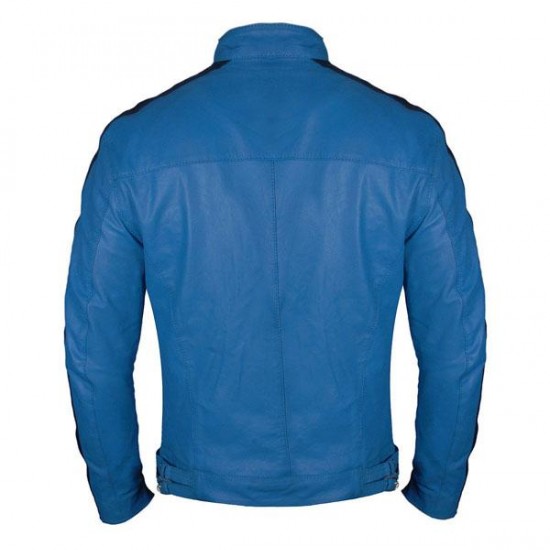 Mens Dirk Gentlys Holistic Detective Agency Samuel Barnett Leather Jacket Mens Dirk Gentlys Holistic Detective Agency Samuel Barnett Leather Jacket