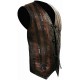 Mens Dundee Danny McBride Crocodile Brown Leather Vest Mens Dundee Danny McBride Crocodile Brown Leather Vest
