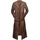 Mens Duster Goth WW2 Detective Long Trench Coat Mens Duster Goth WW2 Detective Long Trench Coat
