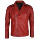 Mens Finn Balor WWE Superstar Balor Club Red Leather Jacket Mens Finn Balor WWE Superstar Balor Club Red Leather Jacket