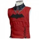 Mens Jason Todd Red Hood Arkham Knight Bat Logo Cosplay Costume Biker Leather Jacket Mens Jason Todd Red Hood Arkham Knight Bat Logo Cosplay Costume Biker Leather Jacket