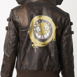 Mens Junkrat Steampunk Leather Jacket