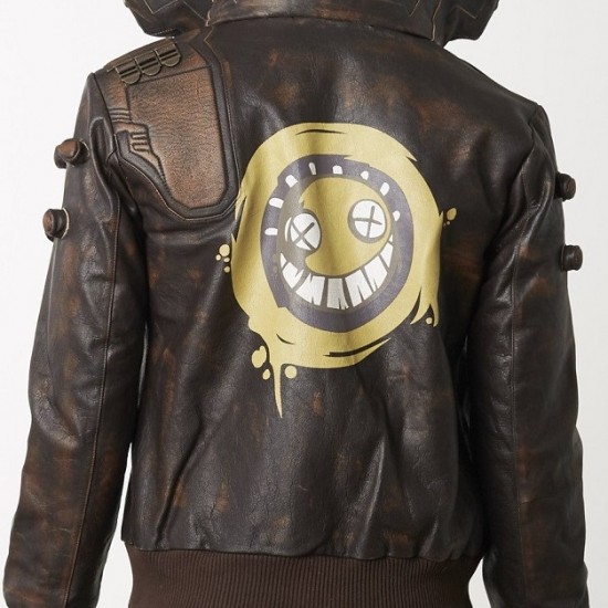 Mens Junkrat Steampunk Leather Jacket Mens Junkrat Steampunk Leather Jacket