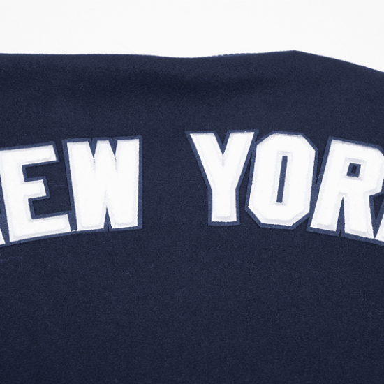 Mens MLB New York Yankees Blue Letterman Varsity Jacket