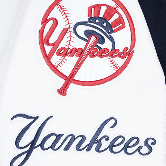 Mens MLB New York Yankees Blue Letterman Varsity Jacket