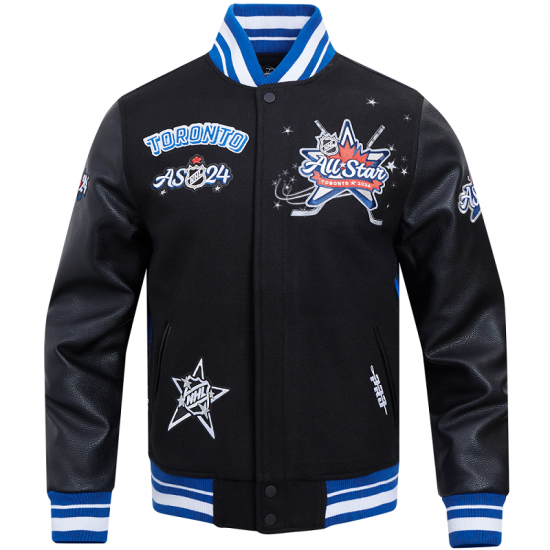 Mens NHL All Stars 2024 Rib Varsity Jacket Mens NHL All Stars 2024 Rib Varsity Jacket