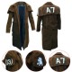 Mens New A7 Vega Veteran Ranger Armor Costume NCR Trench Leather Coat Mens New A7 Vega Veteran Ranger Armor Costume NCR Trench Leather Coat