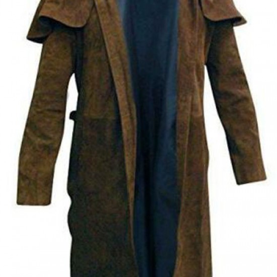 Mens New A7 Vega Veteran Ranger Armor Costume NCR Trench Leather Coat Mens New A7 Vega Veteran Ranger Armor Costume NCR Trench Leather Coat