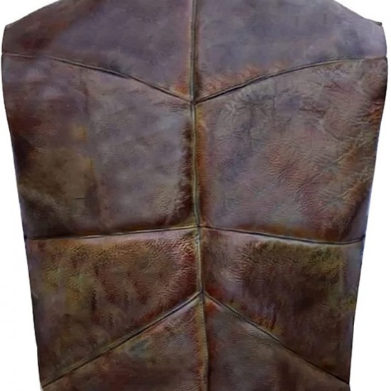 Mens No Name Clint Eastwood Western Cowboy Fur Shearling Brown Geniune Leather Vest Mens No Name Clint Eastwood Western Cowboy Fur Shearling Brown Geniune Leather Vest