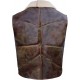 Mens No Name Clint Eastwood Western Cowboy Fur Shearling Brown Geniune Leather Vest Mens No Name Clint Eastwood Western Cowboy Fur Shearling Brown Geniune Leather Vest