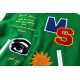 Mens Off White Savior Biker Green Varsity Jacket Mens Off White Savior Biker Green Varsity Jacket