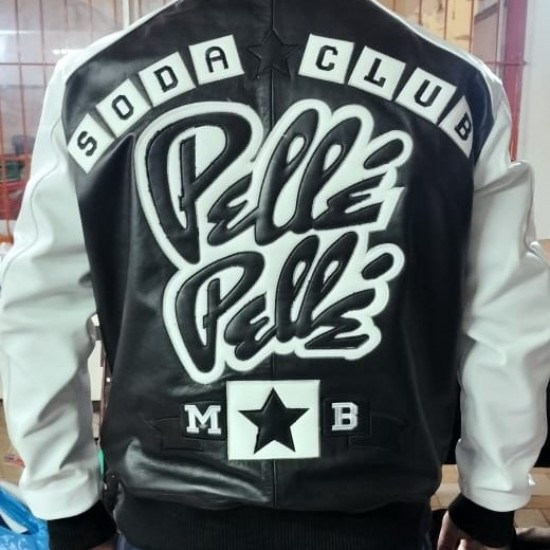 Mens Pelle Pelle Classic Soda Club Plush Jacket Mens Pelle Pelle Classic Soda Club Plush Jacket