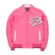 Mens Pelle Pelle Greatest Of All Time Pink Leather Jacket