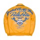 Mens Pelle Pelle Greatest Of All Time Yellow Leather Jacket