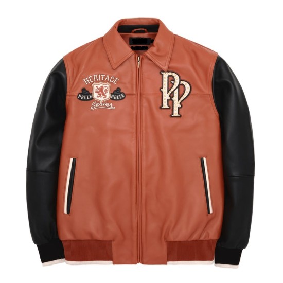 Mens Pelle Pelle Heritage Series Orange Jacket