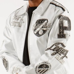 Mens Pelle Pelle Legacy Series White Jacket