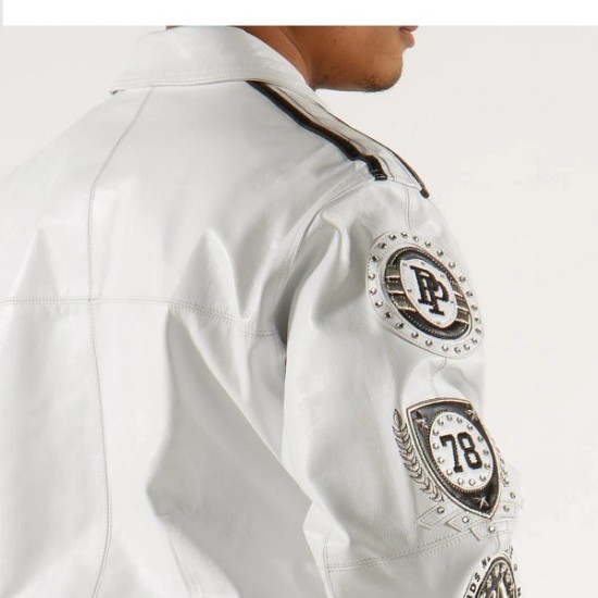 Mens Pelle Pelle Legacy Series White Jacket