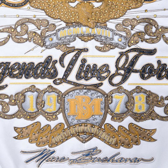 Mens Pelle Pelle Legends Live Forever Jacket Mens Pelle Pelle Legends Live Forever Jacket