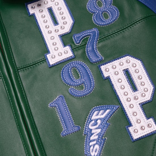 Mens Pelle Pelle Soda Club Tiger Green Jacket Mens Pelle Pelle Soda Club Tiger Green Jacket