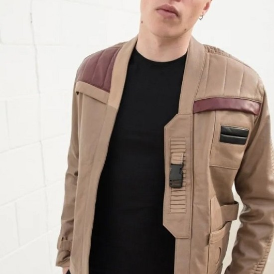 Mens Rebel Finn Light Brown Rebel Leather Jacket