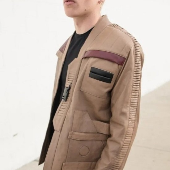 Mens Rebel Finn Light Brown Rebel Leather Jacket