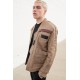 Mens Rebel Finn Light Brown Rebel Leather Jacket