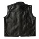 Mens Riding Motorbike Gilet Biker Leather Vest Mens Riding Motorbike Gilet Biker Leather Vest
