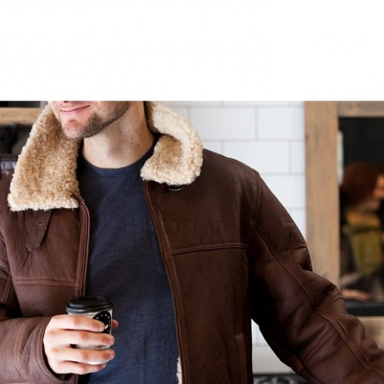 Mens Sheepskin Aviator Flying Jacket Mens Sheepskin Aviator Flying Jacket