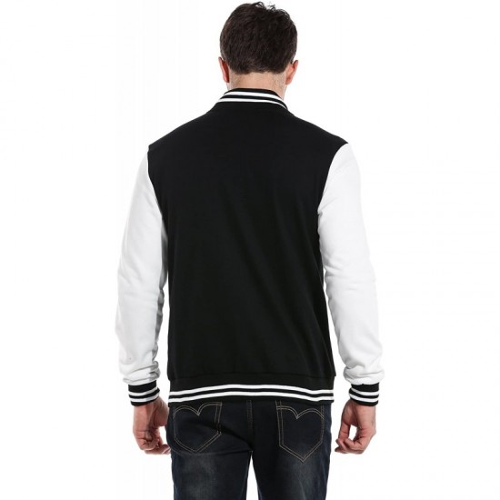 Mens Slim Fit Varsity Baseball Jacket Mens Slim Fit Varsity Baseball Jacket