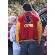 Mens Smallville Superman Clark Kent Crows Varsity Letterman Jacket