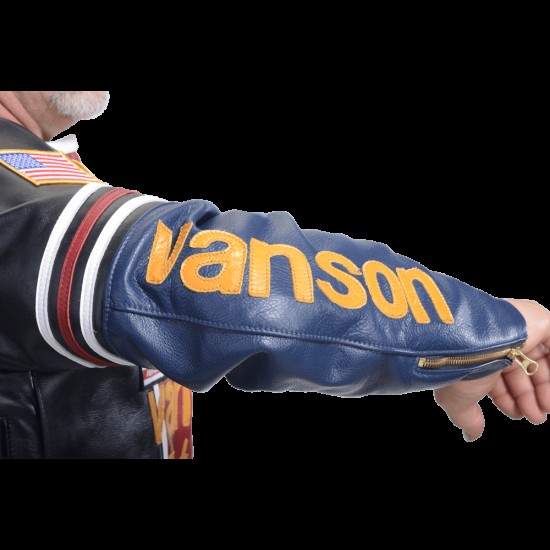 Mens Star Sport vansonss Rider Leather Biker Jacket Mens Star Sport vansonss Rider Leather Biker Jacket