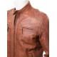 Mens Stunning Four Zipped Pockets Real Leather Biker Jacket Mens Stunning Four Zipped Pockets Real Leather Biker Jacket