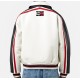 Mens Tommy X Avirex White Leather Jacket Mens Tommy X Avirex White Leather Jacket