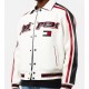 Mens Tommy X Avirex White Leather Jacket Mens Tommy X Avirex White Leather Jacket