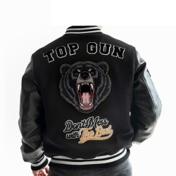 Mens Top Gun Bears Varsity Jacket