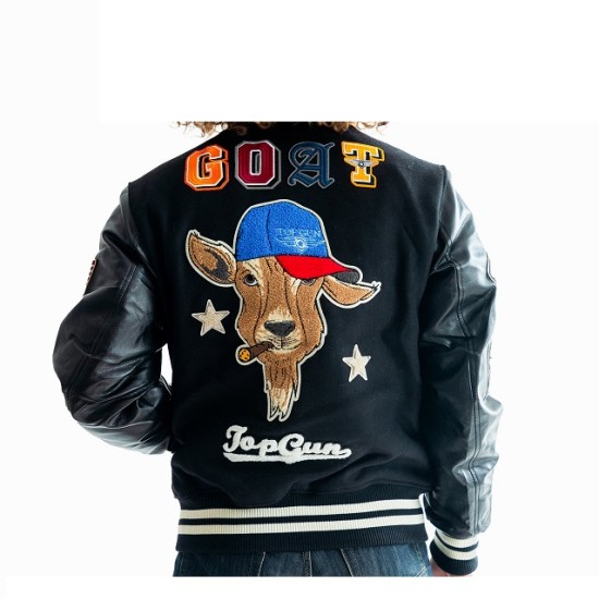 Mens Top Gun Varsity Jacket