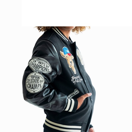 Mens Top Gun Varsity Jacket