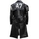 Mens Trench Coat A7 Fallout Vegas Veteran Ranger Real Black Sheep Leather Coat Mens Trench Coat A7 Fallout Vegas Veteran Ranger Real Black Sheep Leather Coat