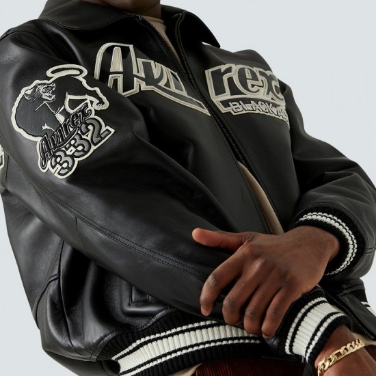 Mens Tuskegee Black Aces A2 Jacket Mens Tuskegee Black Aces A2 Jacket