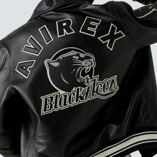 Mens Tuskegee Black Aces A2 Jacket Mens Tuskegee Black Aces A2 Jacket